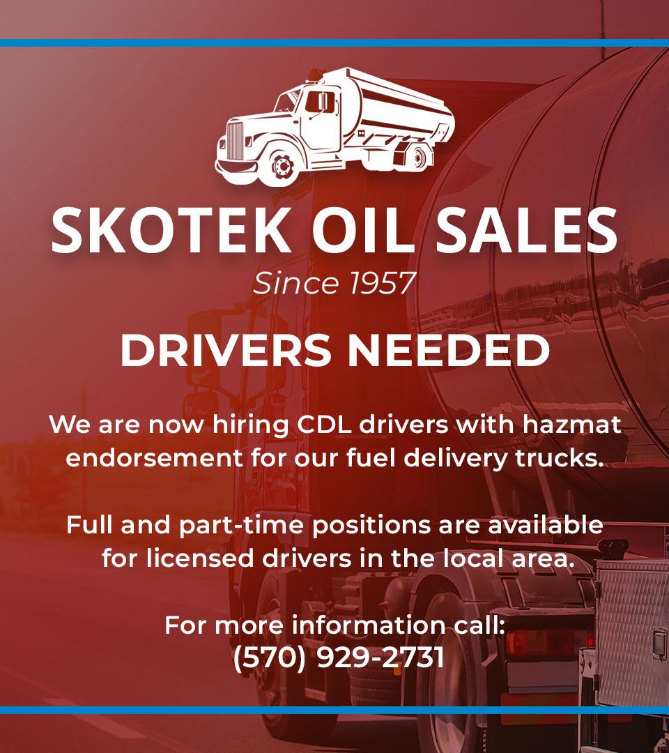 Heating Oil Diesel Fuel Greater Hazleton, PA Skotek Oil Sales